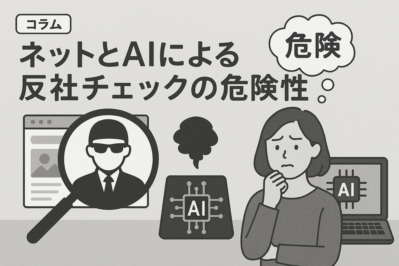 ネットとAIによる反社チェックの危険性 デジタル時代のコンプライアンスを考える