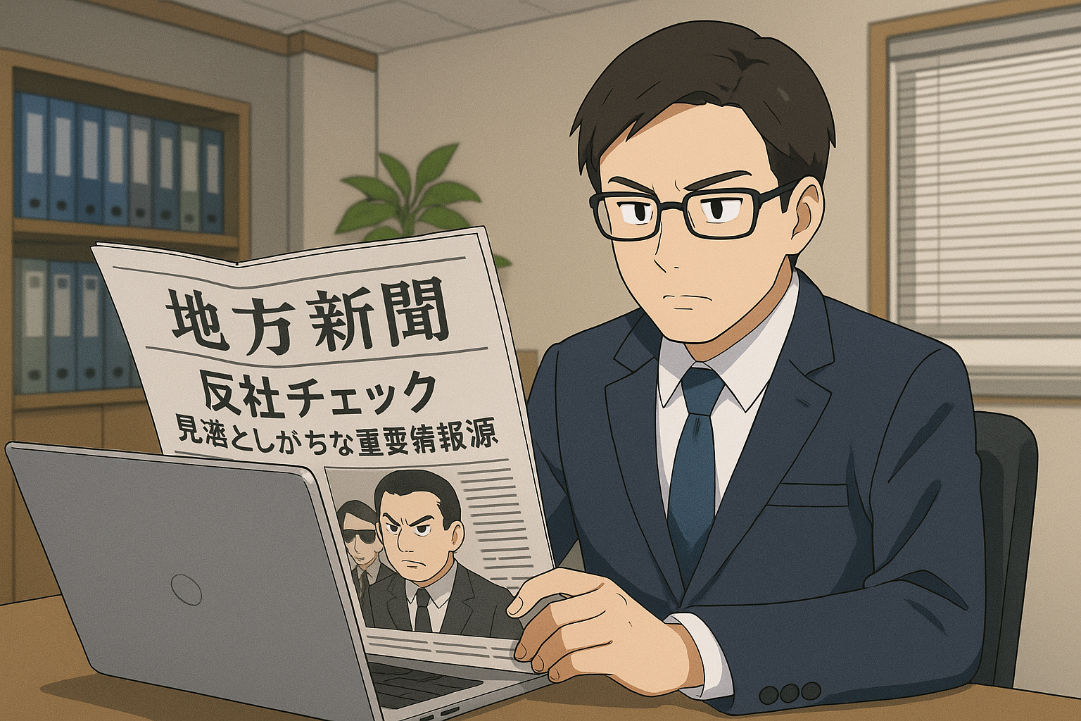 反社チェックと地方新聞：見落としがちな重要情報源